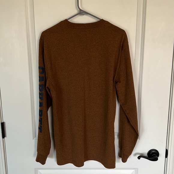 Carhartt Men’s Loose Fit Logo Long Sleeve. - Picture 2 of 11